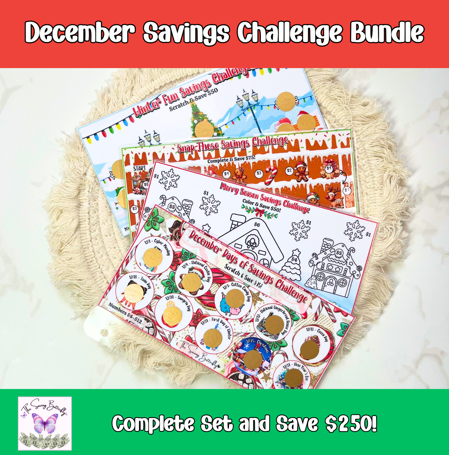 December 2025 Savings Challenge Bundle Set