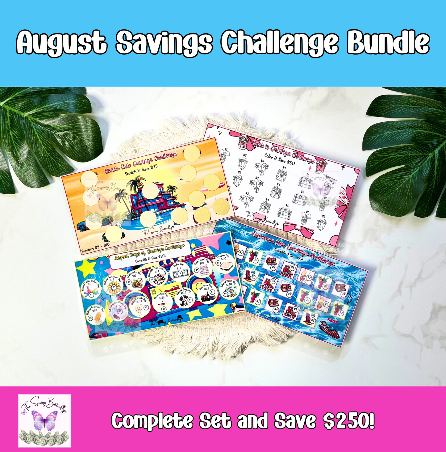 August Savings Challenge Bundle