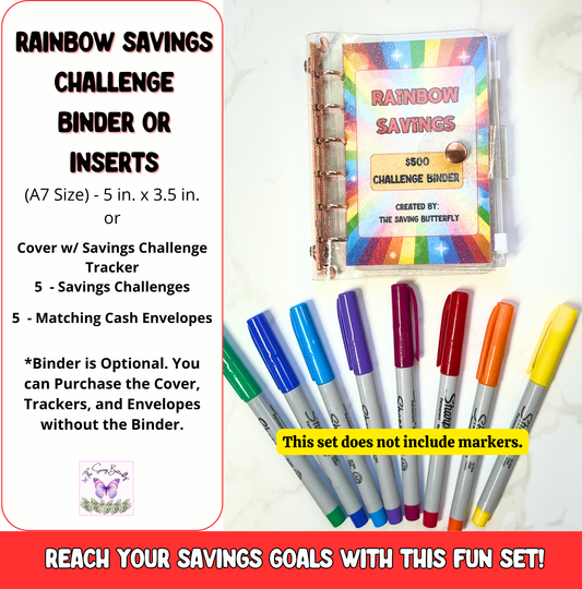 Rainbow Savings Challenge Set