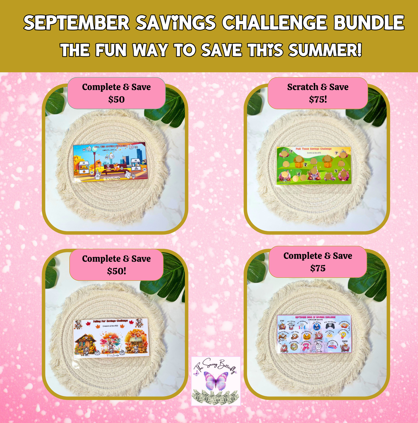 September Savings Challenge Bundle Set