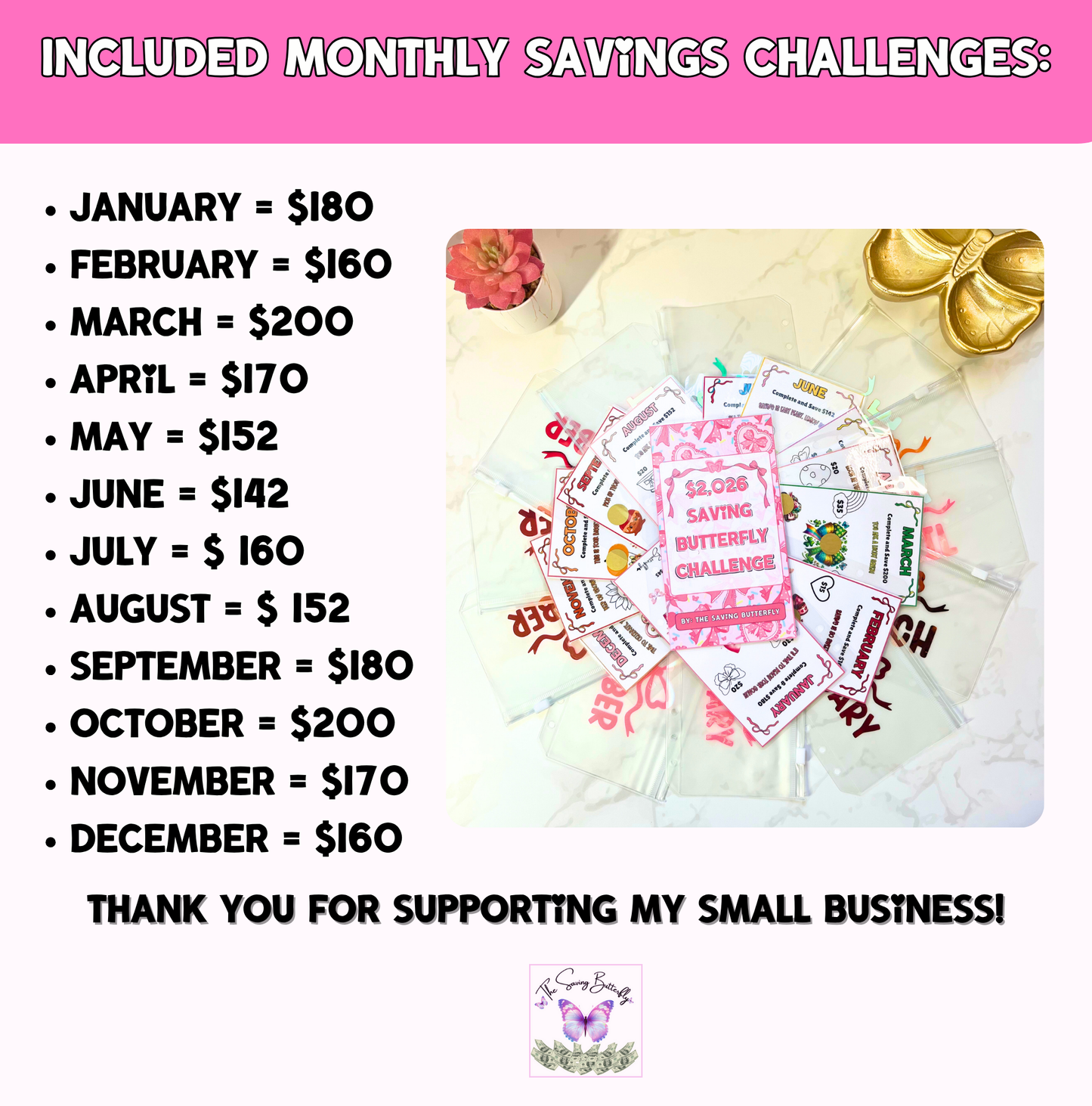 2026 Saving Butterfly Challenge Set