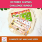 October Savings Challenge Bundle Set