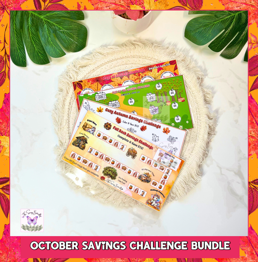 October Savings Challenge Bundle Set