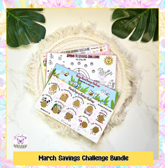 March Savings Challenge Bundle Set