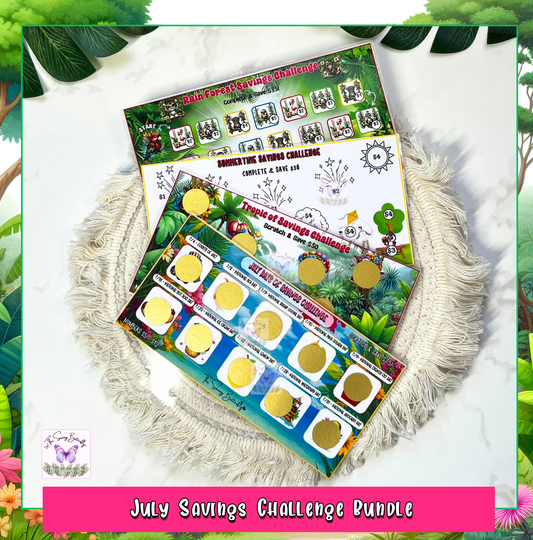 July Savings Challenge Bundle Set