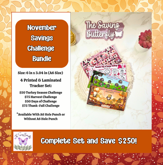 November 2025 Savings Challenge Bundle Set
