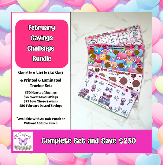 February Savings Challenge Bundle Set