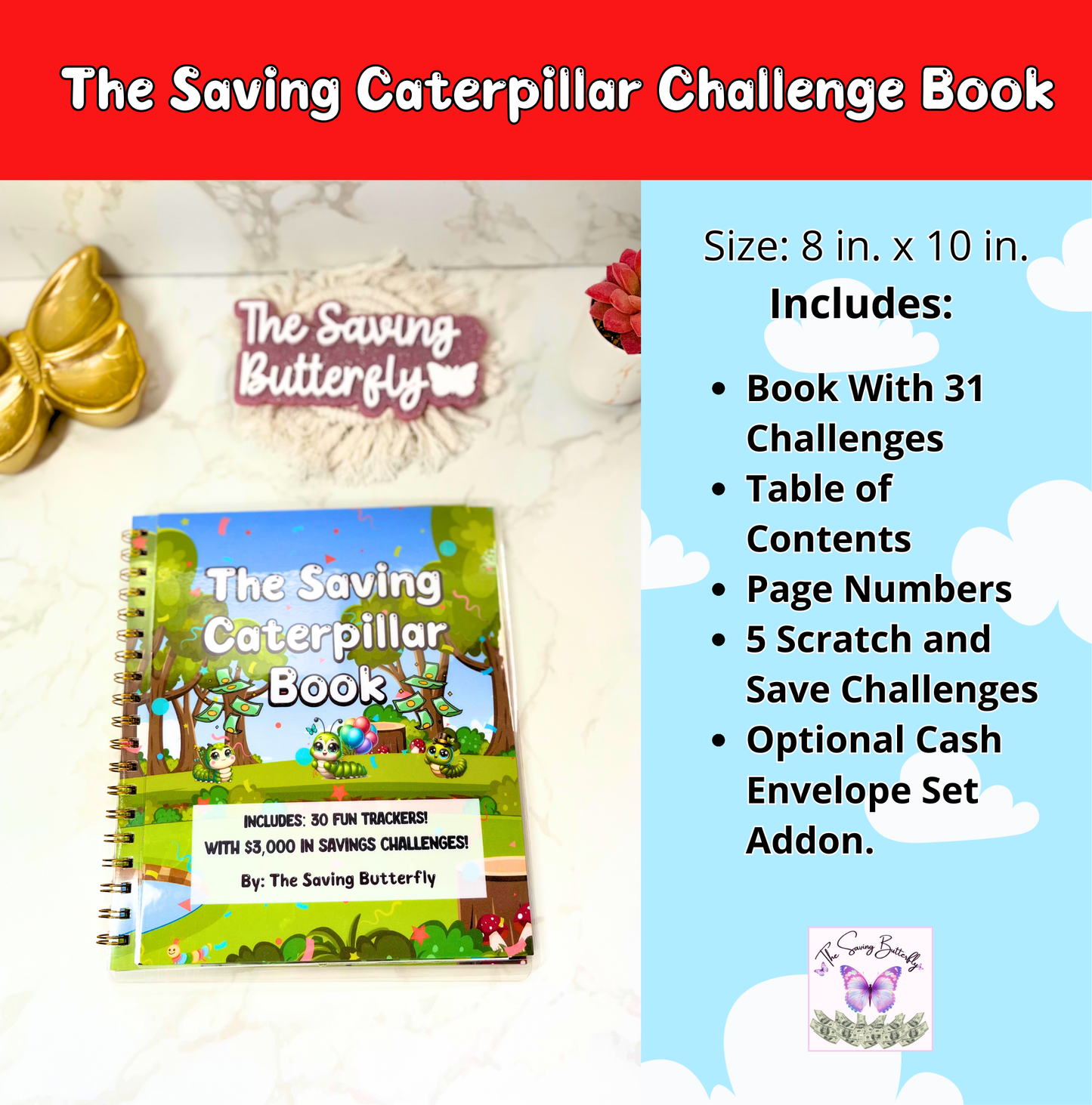 Saving Caterpillar Challenge Book 2026 (Kids Book)