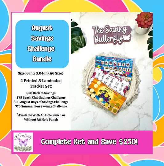 August Savings Challenge Bundle