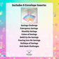Cash Envelope Insert Set For the Saving Butterfly Challenge Book 2026