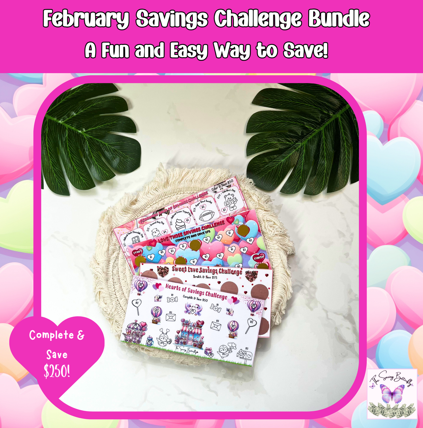 February Savings Challenge Bundle Set