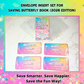 Cash Envelope Insert Set For the Saving Butterfly Challenge Book 2026