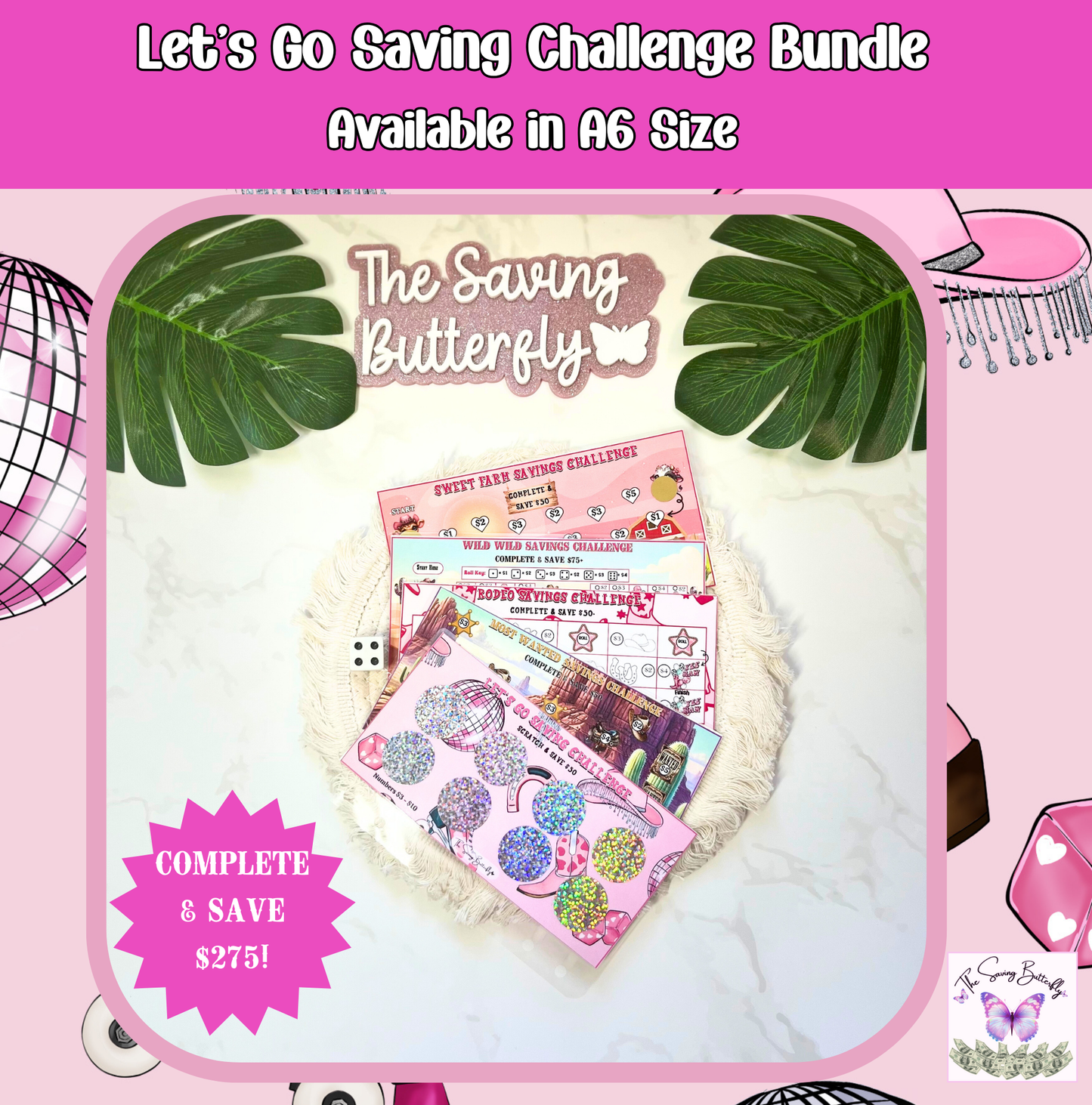 Let's Go Saving Challenge Bundle Set