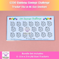Rainbow Savings Challenge Bundle Set A6 Size