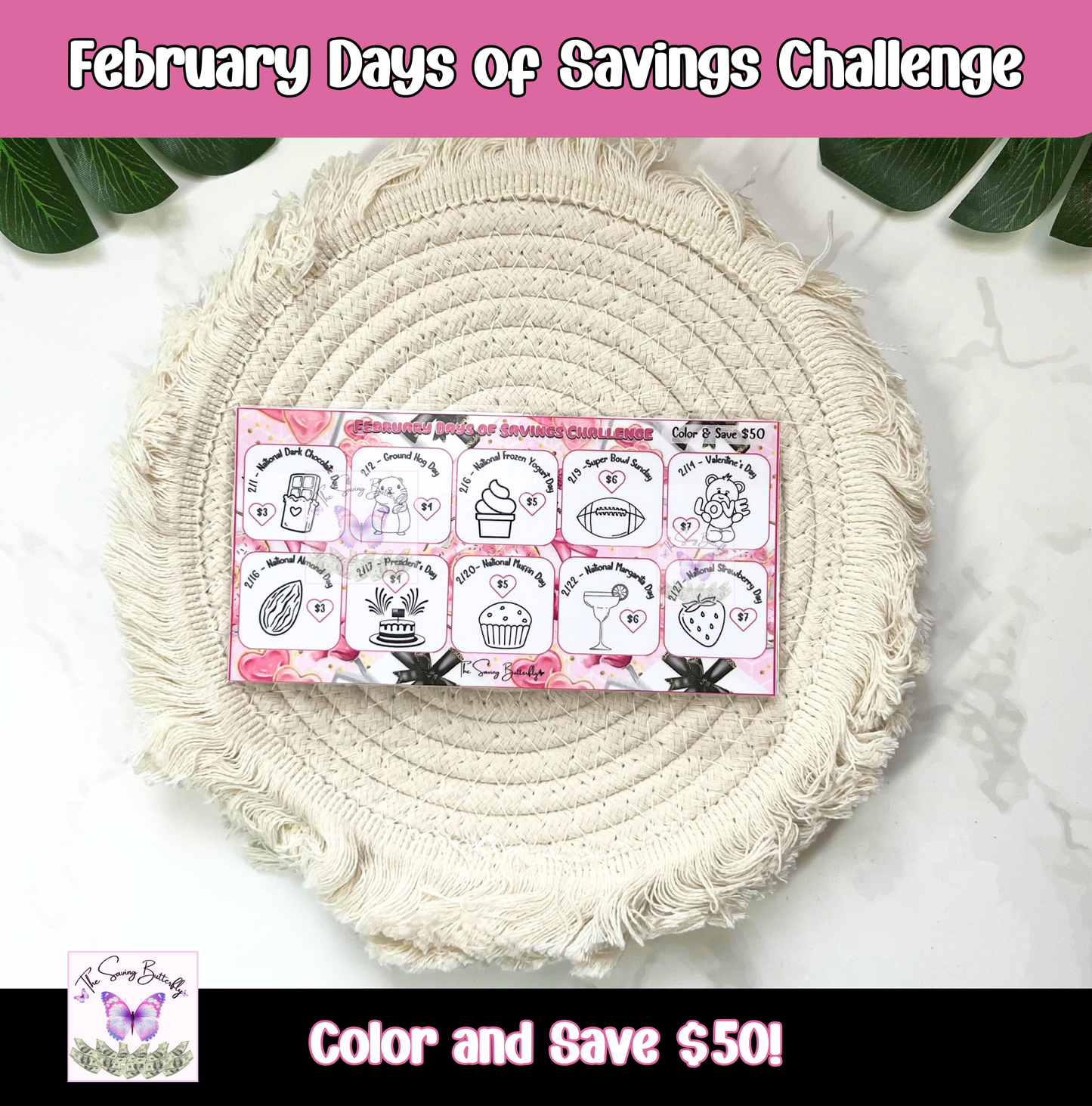 February Savings Challenge Bundle Set